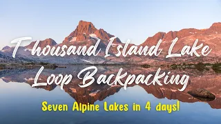 Thousand Island Lake Loop Backpacking, Ansel Adams Wilderness