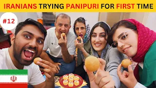 🇮🇷 Iranians tasting Panipuri (Golgappa) for the first time