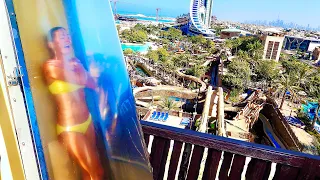 ГОРКИ В ДУБАЕ 😱 Аквапарк Wild Wadi. Не каждый сможет там прокатиться! Отдых в ОАЭ