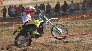 Uwe Weber mit MZ GT 350 Baujahr 1979 bei der 20. Classic-Enduro in Zschopau 2022