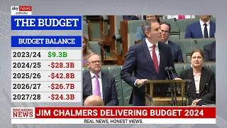 Treasurer Jim Chalmers delivers 2024 federal budget