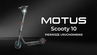 Motus Scooty 10 gen 5 Unboxing | Pierwsze uruchomienie