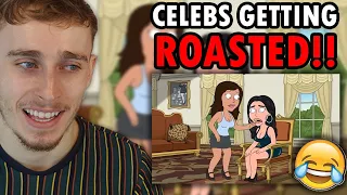 Reacting to Family Guy Brutally Roasting Celebrities🤣