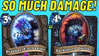 Hearthstone is Getting Really Out of HAND! Darkthorn Quilter OTK!
