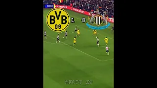 DORTMUND vs NEWCASTLE🥶🔥 #football #youtubeshorts #edit #soccer