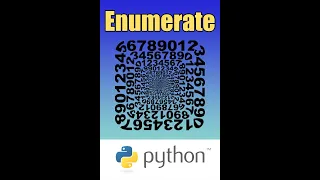 Python - Shorten Your Code With Enumerate Function!