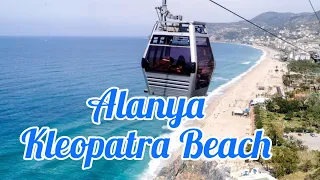 Wzdłuż najpiękniejszej plaży Kleopatry w Alanyi #alanya #plaza  #kleopatrabeachalanya