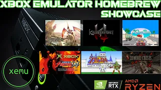 Xbox Homebrew Running On Xemu Emulator | Original Xbox Emulator Showcase