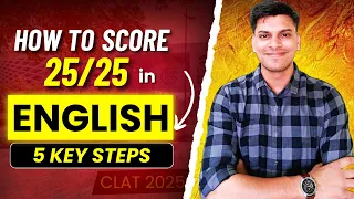 CLAT 2025 - Complete Strategy for English Section 🔥