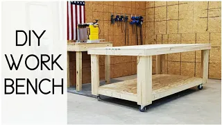 DIY Work Table For Under $200!! | Easy Step by Step in 3 hours!!