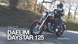 TEST | DAELIM DAYSTAR 125, la petite star du custom !