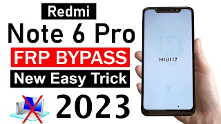 Redmi Note 6 Pro FRP Bypass (without pc) | 2023 New Method 100% Working