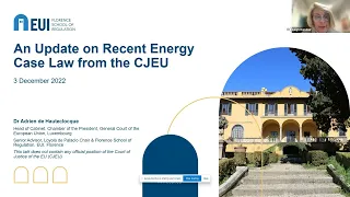 An Overview of Recent Energy Case Law from the CJEU | Winter 2022