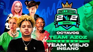 TEAM VIEJO INSANO vs TEAM AZOZ MX - TORNEO DEL REY Y LA REYNA !! Dejavu FF