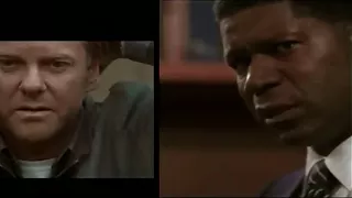 President David Palmer crying for his friend Jack Bauer!!