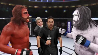 Bigfoot vs. Yeti (EA Sports UFC 2) - CPU vs. CPU - Crazy UFC 👊🤪