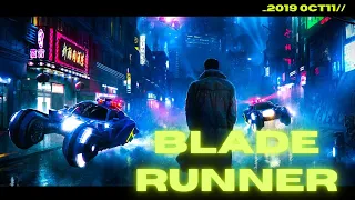 BLADE RUNNER | Voight-Kampff test | Futuristic Calm Music and Sounds to Relax | AMBIENT SPACE MUSIC