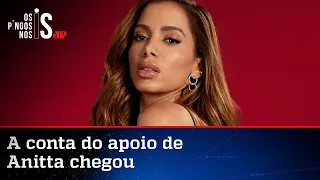 Após declarar apoio, Anitta pede que Lula libere as drogas no Brasil