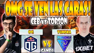 OG VS TUNDRA BO3[GAME 1]ELIMINACIÓN -TOPSON, SKITER VS CEB, BZM - DREAMLEAGUE SEASON 21- DOTA 2