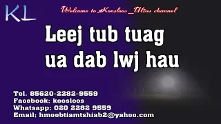 Leej tub tuag ua dab lwj hau 2/4/2019