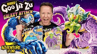 Heroes of Goo Jit Zu Galaxy Attack Air Vac Thrash & Orbitox AdventureFun Toy review!