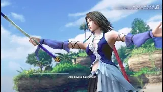 Yuna Sweaty Match Final Fantasy Dissidia NT