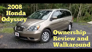 2008 Honda Odyssey Ownership Review. Cupholders and Storage Space Gallore!