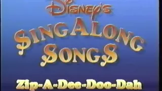 Closing to Disney's Sing-Along Songs: Zip-a-Dee-Doo-Dah 1990 VHS