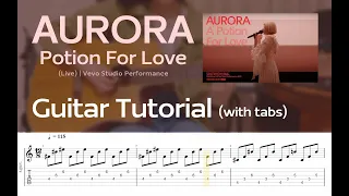 AURORA-Potion For Love (guitar tutorial)