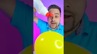 Balloon DON'T pop! 😲 Fun Magic Trick 🪄😂