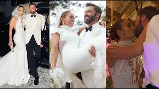 Jennifer Lopez & Ben Affleck Share Unseen Pics From Their Wedding