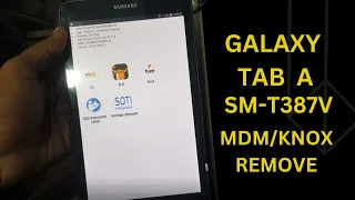 Samsung Galaxy Tab A Sm-T387v Knox Remove || How to Remov Samsung MDM lock