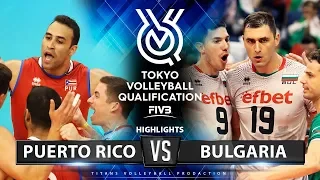 Puerto Rico vs Bulgaria | Highlights Men's OQT 2019
