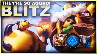 THEY'RE PLAYING SO AGGRO!?! BLITZCRANK TIME! | League of Legends