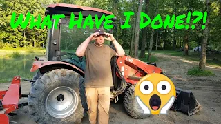 I Destroyed My Back Yard With The RK37 Tractor And This Is what Happened!
