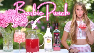 Pink Whitney Barbie Punch | How To Make Recipe | Barbie Cocktails