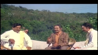 Kannada Comedy Scenes | Jayanthi comes to meet Nanjunda Kannada Scenes | Edakallu Guddada Mele