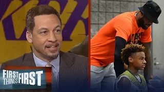 Chris Broussard and Doug Gottlieb on LeBron dunking at son's AAU game | NBA | FIRST THINGS FIRST