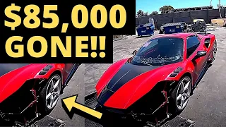 Rebuilding WRECKED Ferrari 488 Mansory!! SPENT $85,000 On Mansory Kit!! [Part 1] (VIDEO #63)