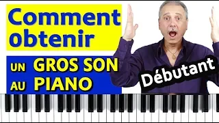 5 conseils et astuces pour obtenir un gros son au piano débutant (TUTO PIANO).