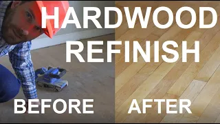 Refinish Your Hardwood Floors Using a Belt Sander ｜翻新实木地板 -USE TOOLS