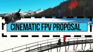 Epic Cinematic Travel FPV Drone Wedding Proposal