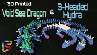 3D Printed Sea Dragon & Hydra!