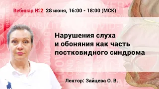 Нарушения слуха и обоняния как часть постковидного синдрома