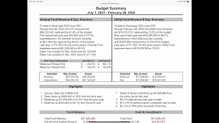 Finance Committee - April 5, 2022