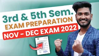 @dusol6979 3rd & 5th Semester Exam Nov - Dec 2022 | Syllabus | Notes | Date Sheet | Preparation