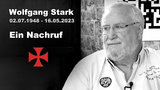 In Gedenken an Wolfgang Stark - Ein Nachruf in tiefer Dankbarkeit