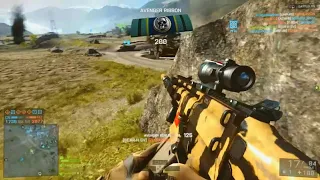 Battlefield 4 PS4 2024 gameplay  (SCAR H_SV,Golmud Railway)
