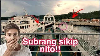 Amazing ship maneuvering at Port of balanacan, Philippines.