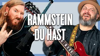 Rammstein Du Hast Guitar Lesson + Tutorial feat. @JamieSlays